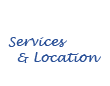 services and location button